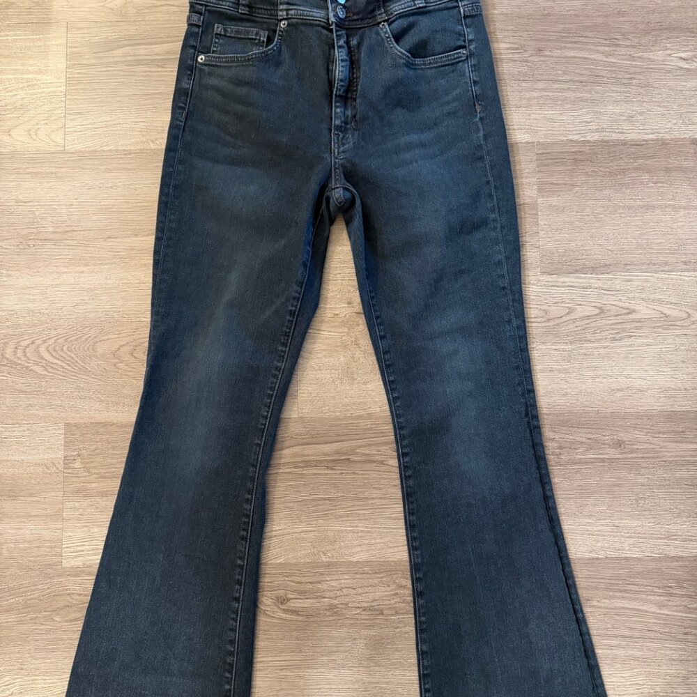 Veronica Beard Beverly High Waist Skinny Flare Jeans